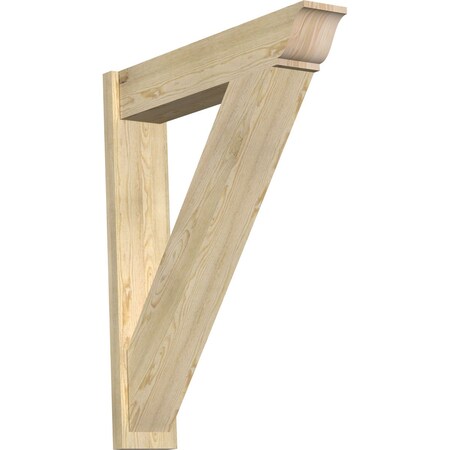 Ekena Millwork Traditional Traditional Rough Sawn Outlooker, Douglas Fir, 8"W x 38"D x 46"H OUT08X38X46TRA01RDF
